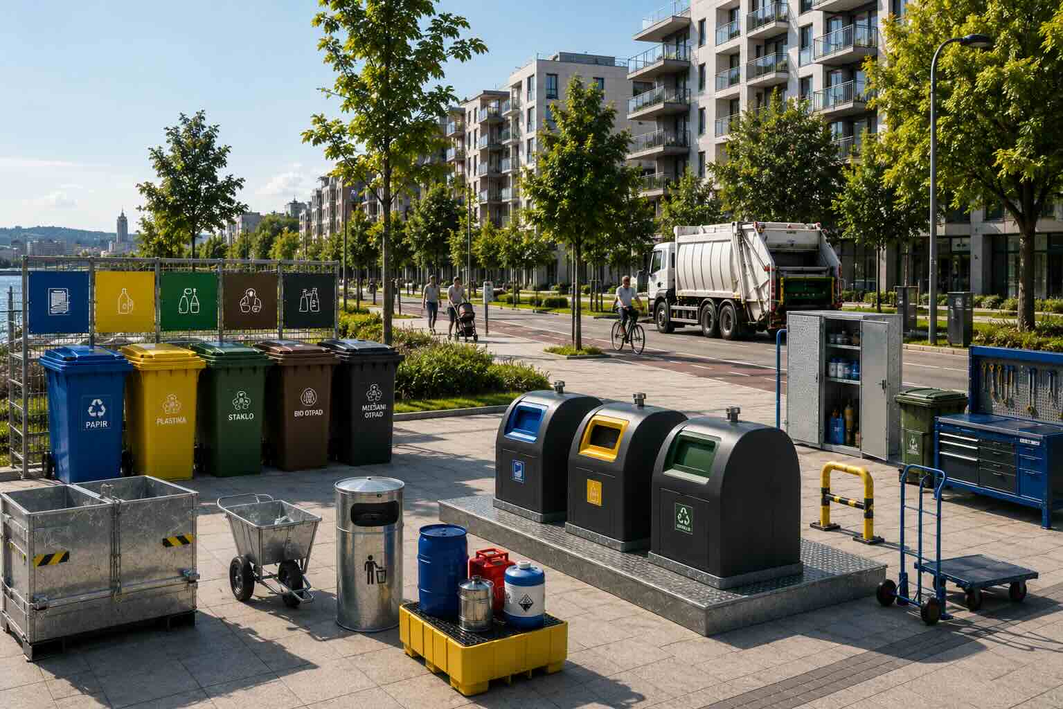 Meva komunalna infrastruktura i sustavi za gospodarenje otpadom u modernom europskom gradu